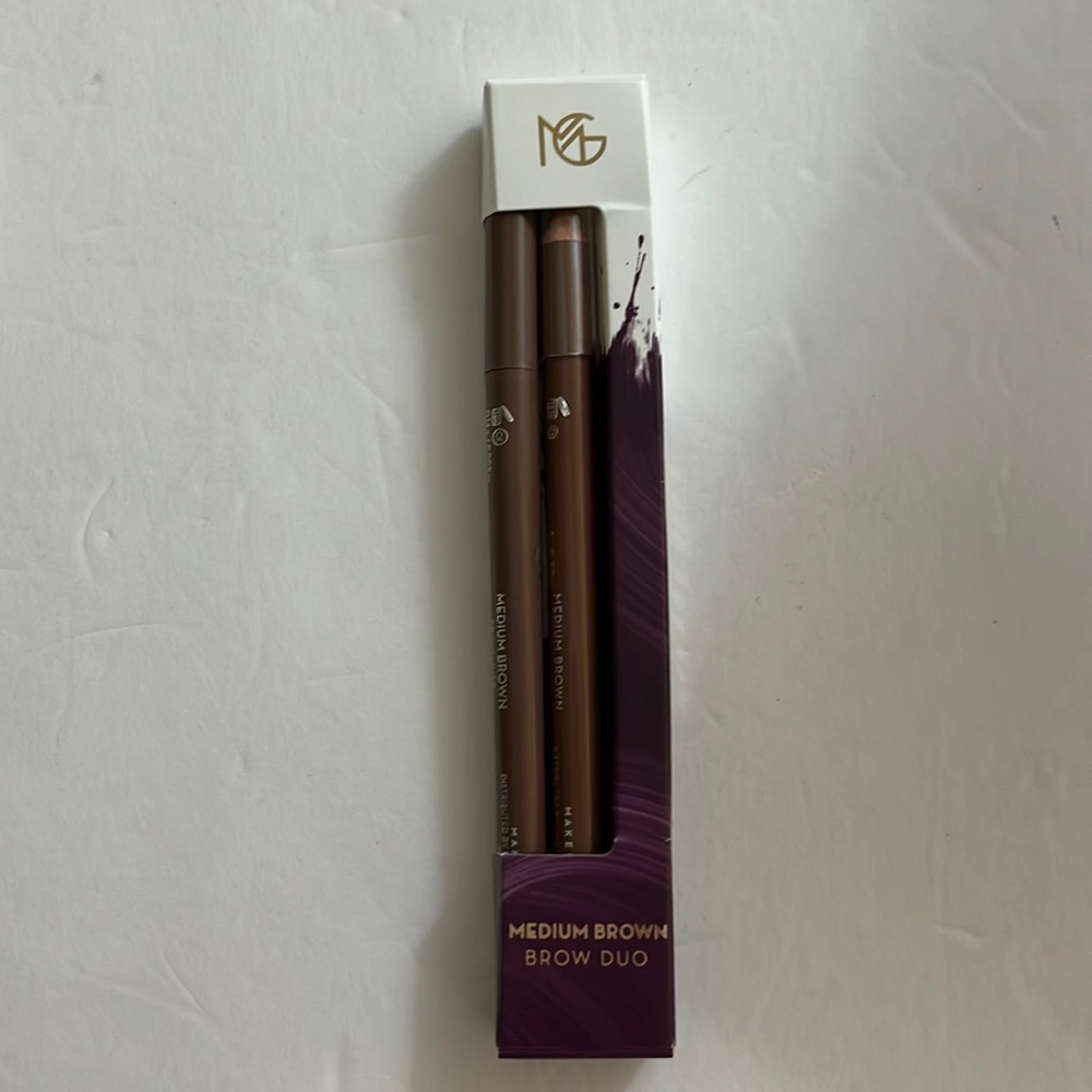 NWT Makeup Geek Medium Brown Brow Duo
